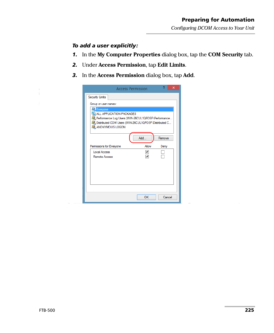 EXFO FTB-500 (Window XP) User Manual | Page 233 / 477