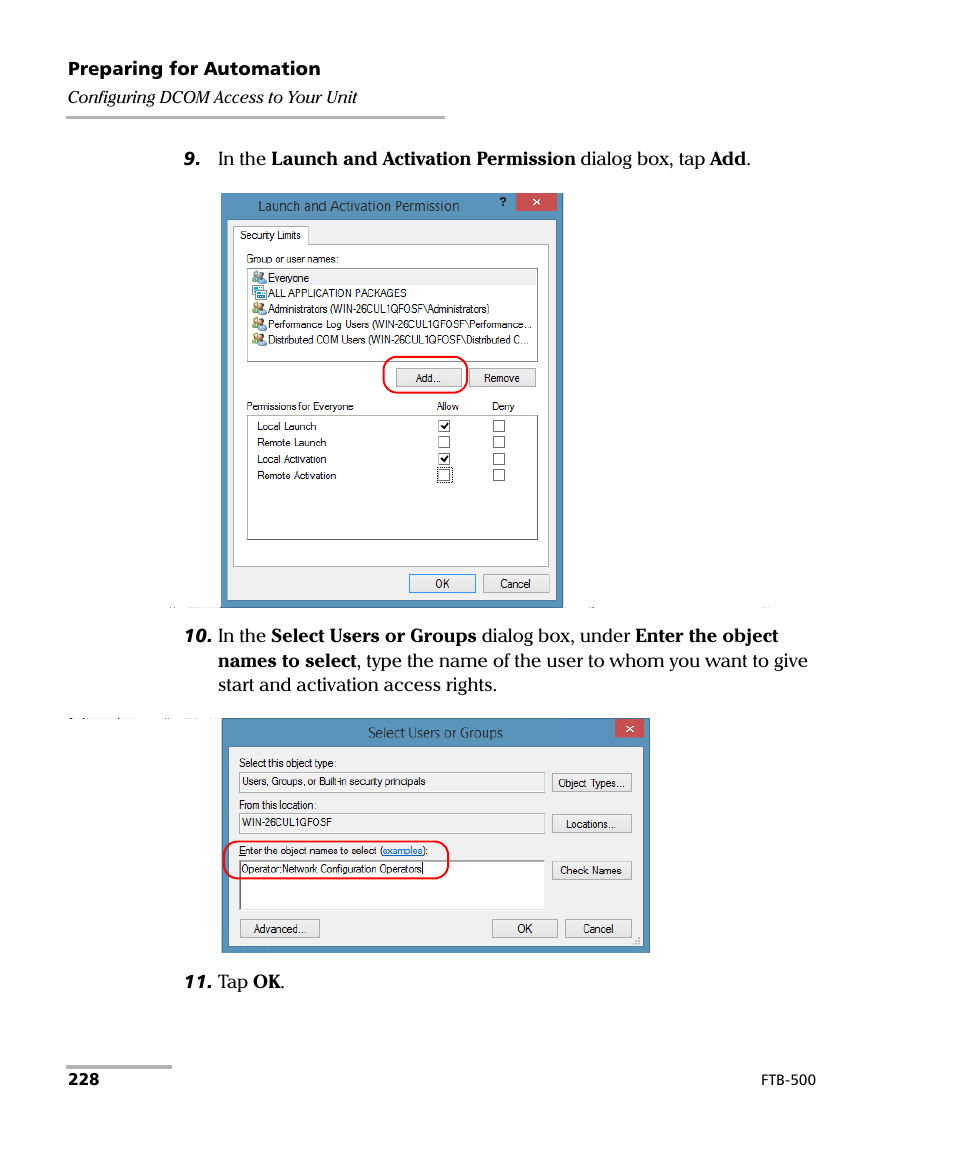 EXFO FTB-500 (Window XP) User Manual | Page 236 / 477