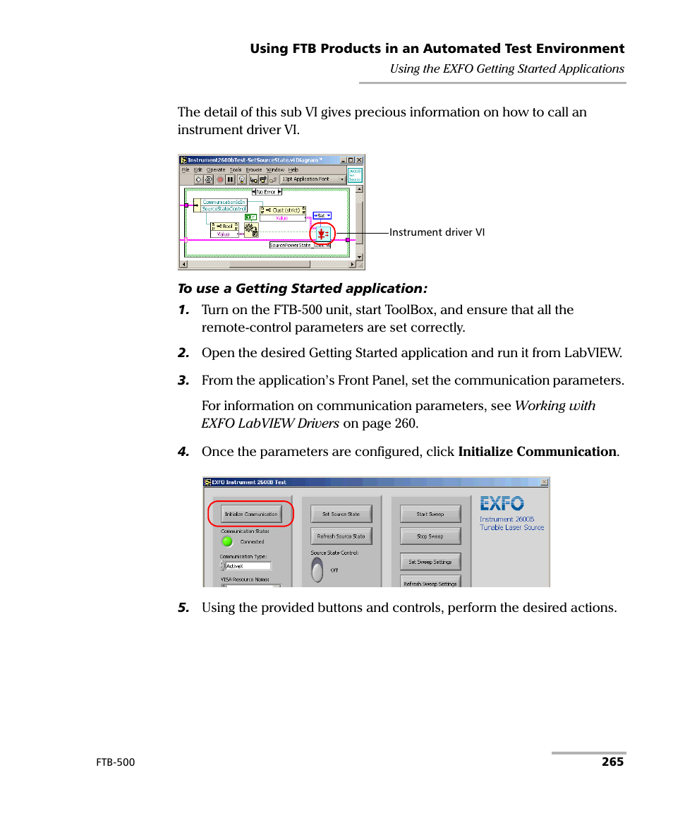 EXFO FTB-500 (Window XP) User Manual | Page 273 / 477