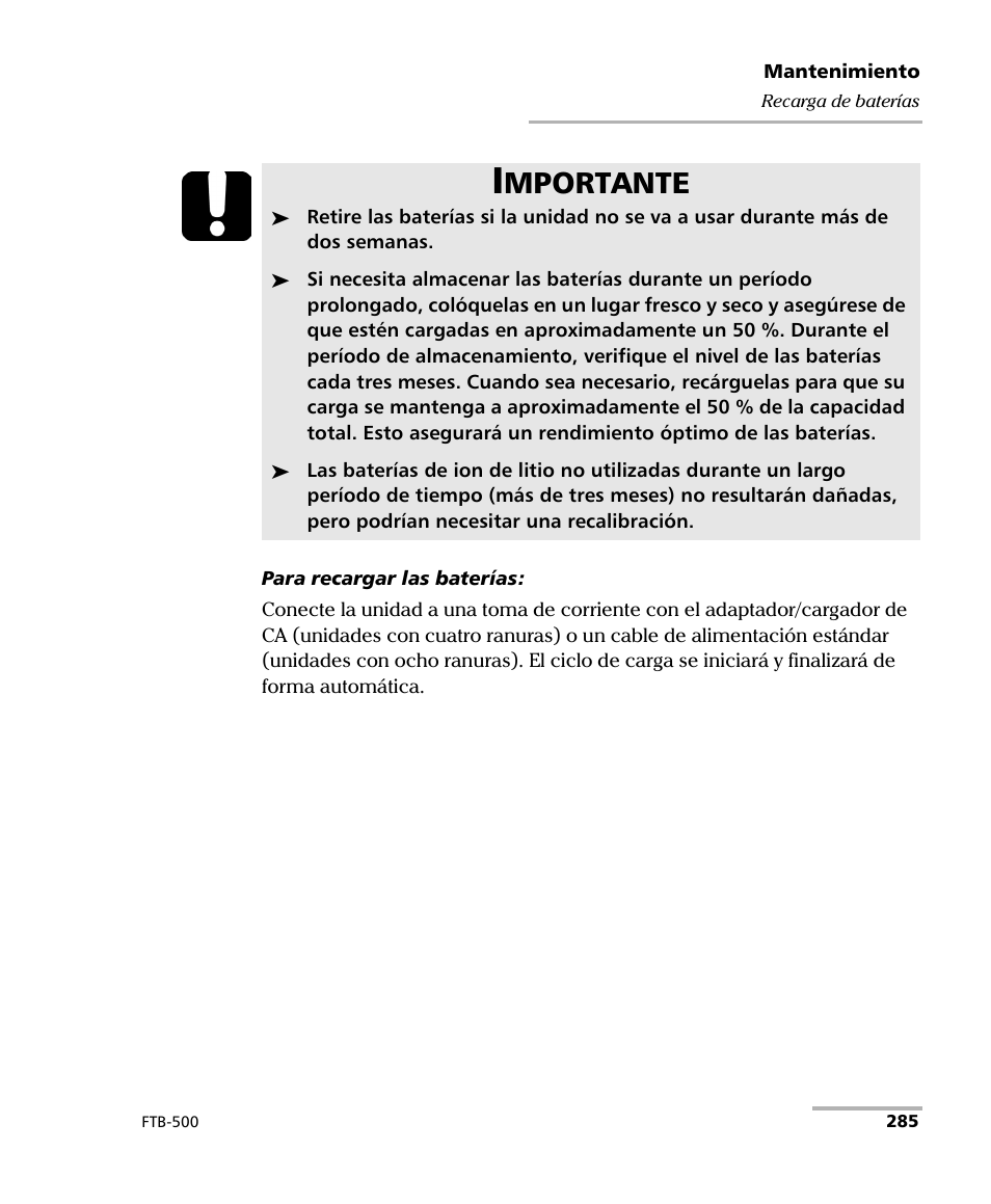 Mportante | EXFO FTB-500 (Window XP) User Manual | Page 293 / 477