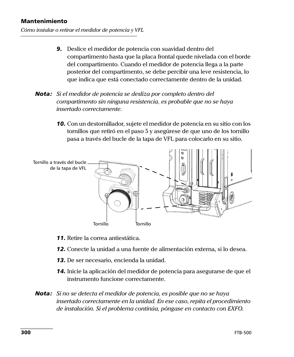EXFO FTB-500 (Window XP) User Manual | Page 308 / 477