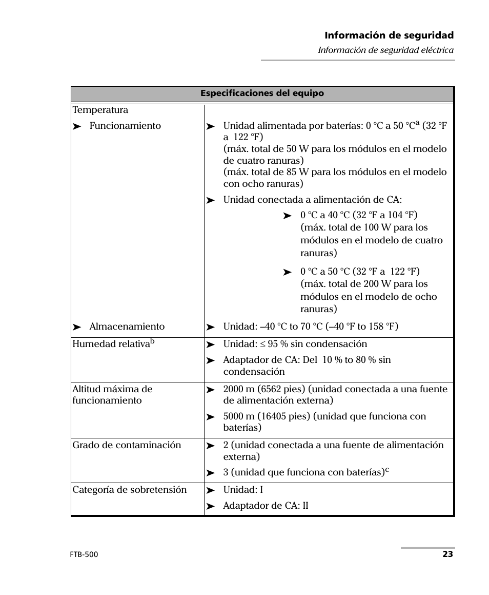 EXFO FTB-500 (Window XP) User Manual | Page 31 / 477