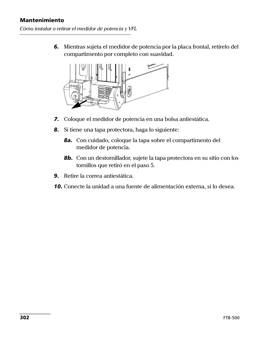 EXFO FTB-500 (Window XP) User Manual | Page 310 / 477