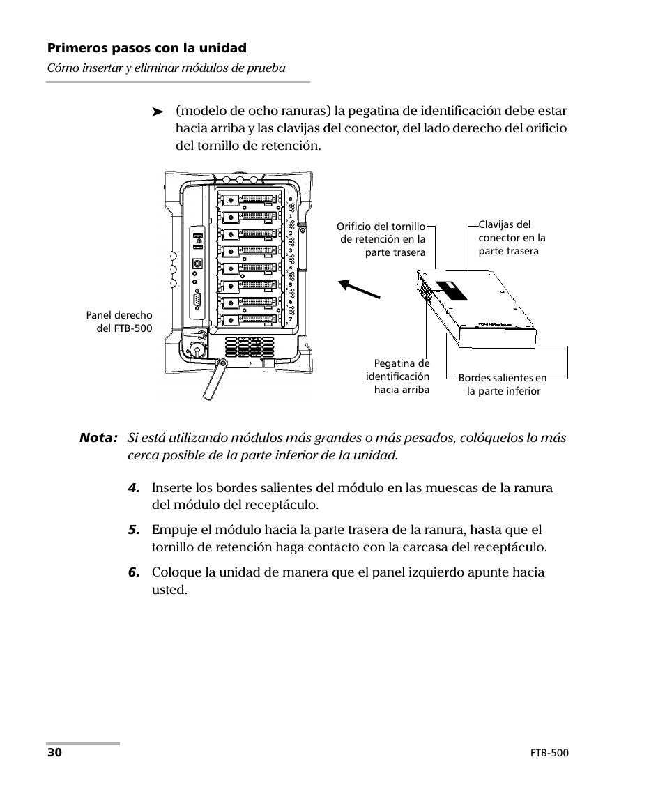 EXFO FTB-500 (Window XP) User Manual | Page 38 / 477