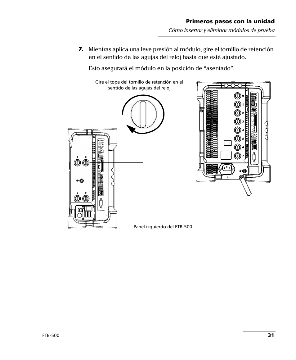 EXFO FTB-500 (Window XP) User Manual | Page 39 / 477