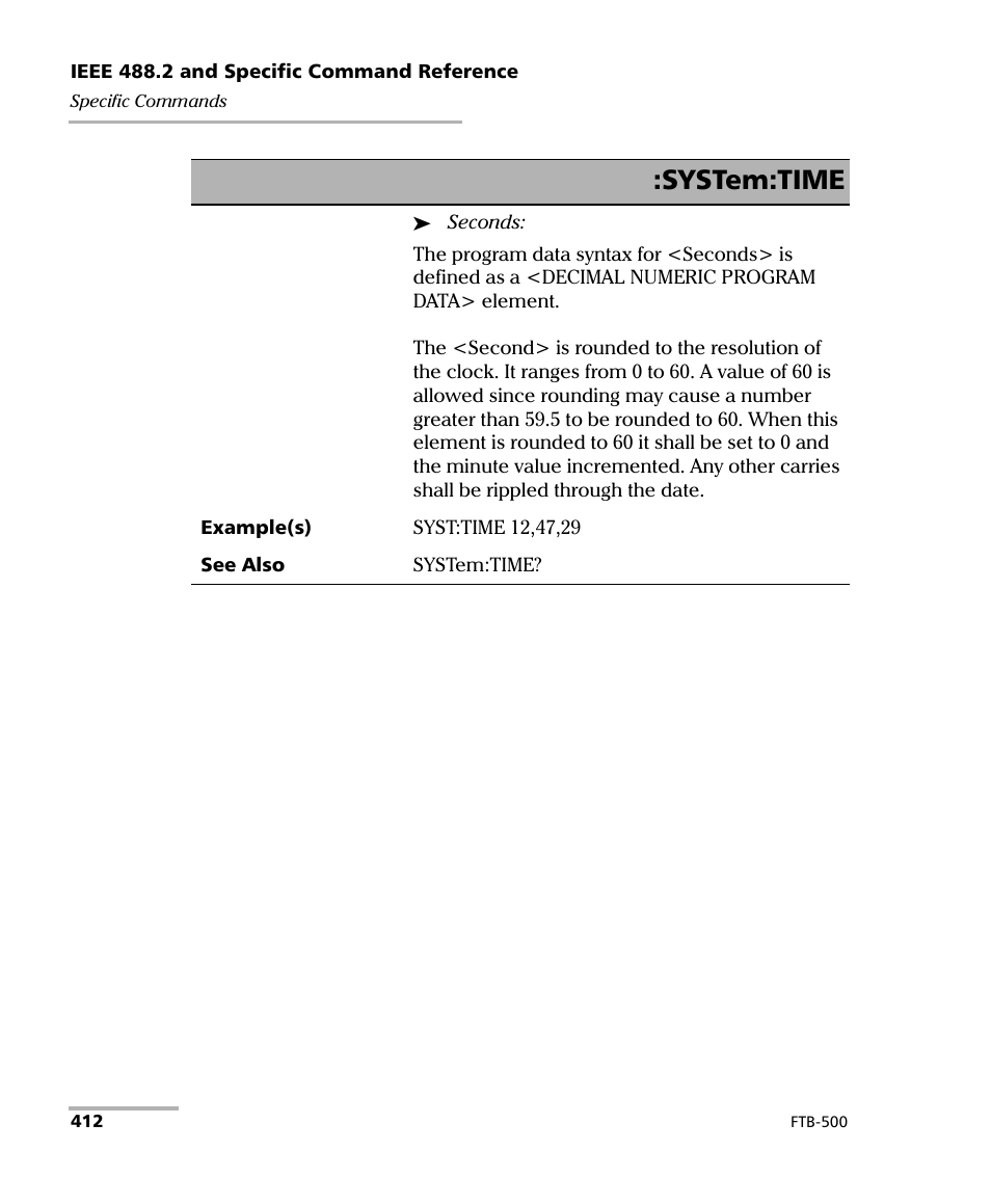 System:time | EXFO FTB-500 (Window XP) User Manual | Page 420 / 477