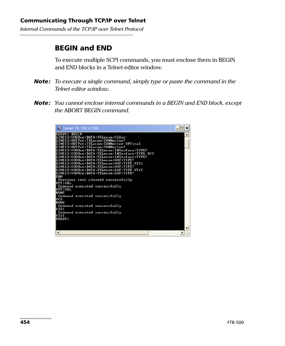 Begin and end | EXFO FTB-500 (Window XP) User Manual | Page 462 / 477