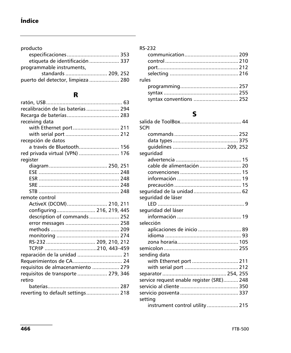 EXFO FTB-500 (Window XP) User Manual | Page 474 / 477