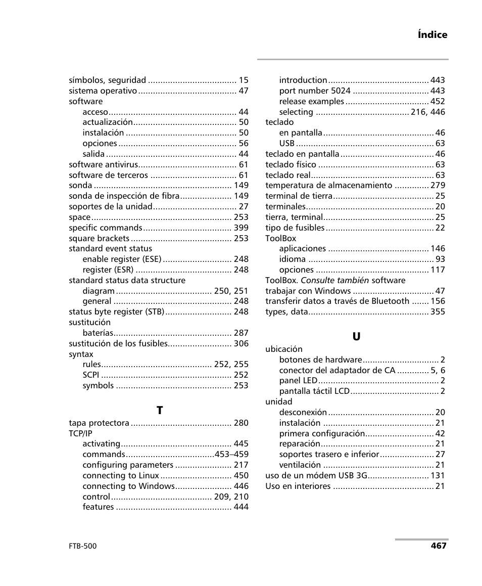 EXFO FTB-500 (Window XP) User Manual | Page 475 / 477