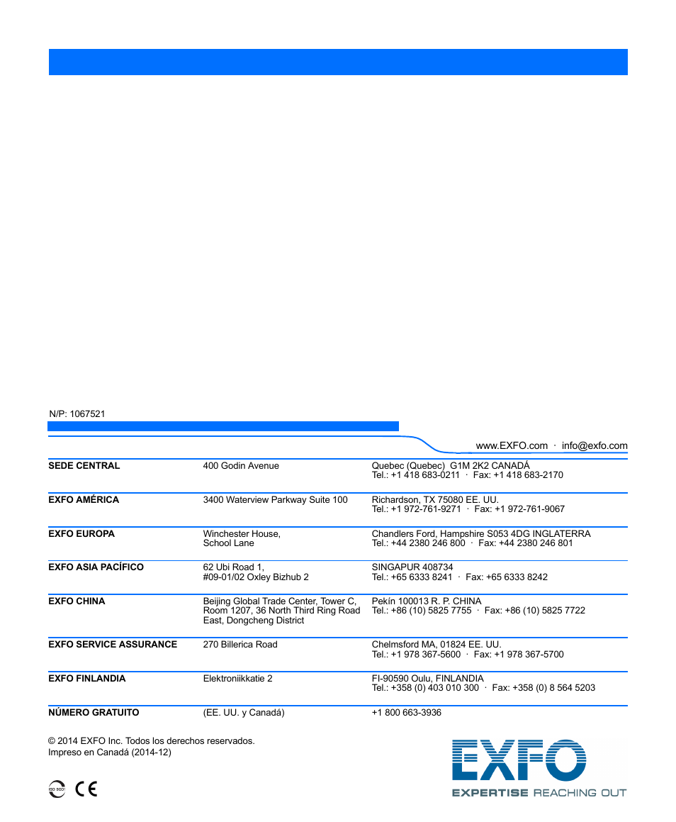 EXFO FTB-500 (Window XP) User Manual | Page 477 / 477