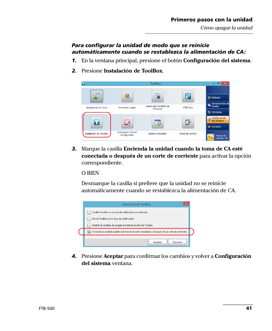 EXFO FTB-500 (Window XP) User Manual | Page 49 / 477