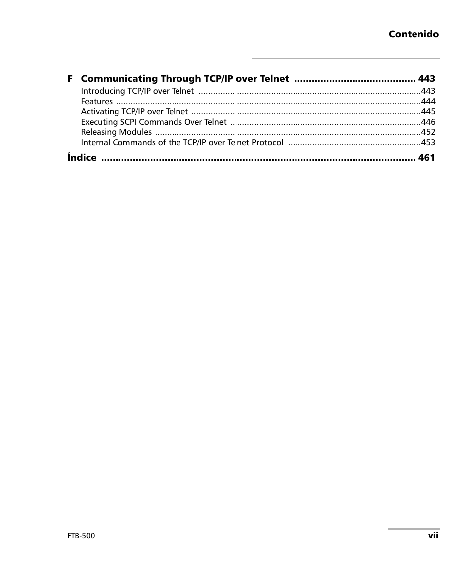 EXFO FTB-500 (Window XP) User Manual | Page 7 / 477