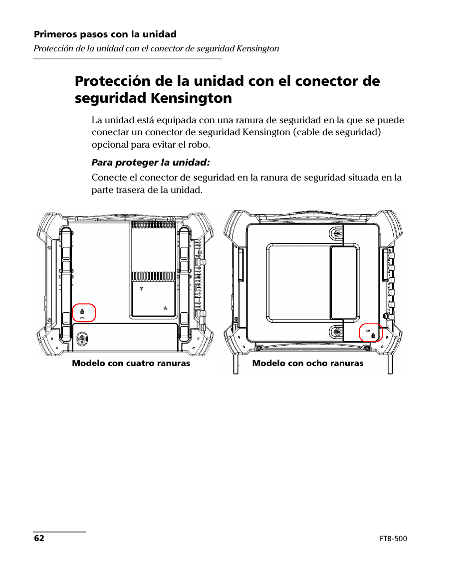 EXFO FTB-500 (Window XP) User Manual | Page 70 / 477