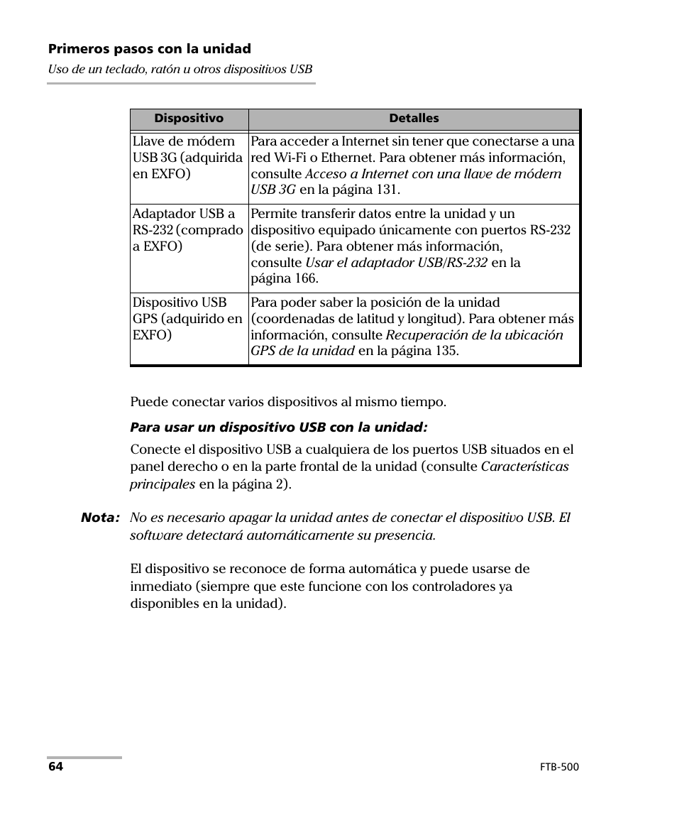 EXFO FTB-500 (Window XP) User Manual | Page 72 / 477