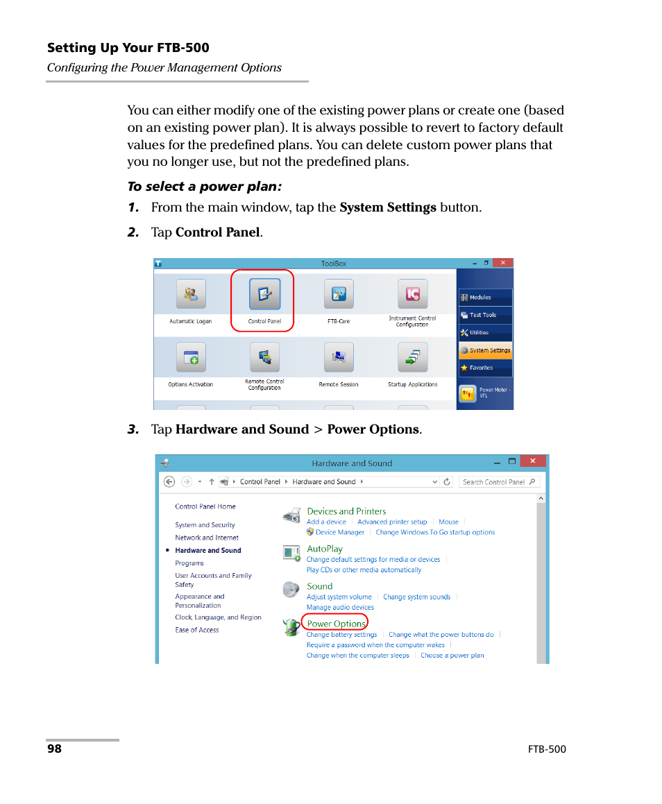 EXFO FTB-500 User Manual | Page 106 / 453
