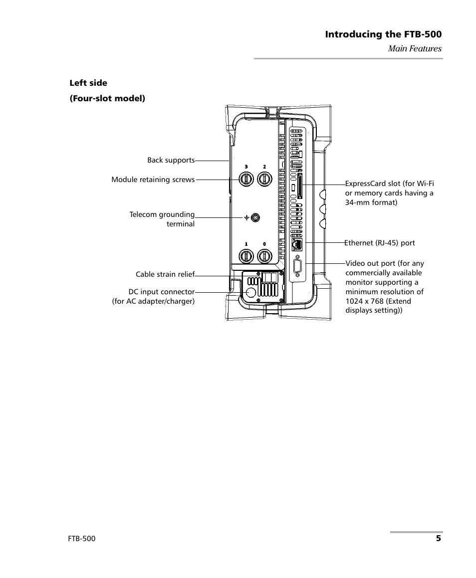EXFO FTB-500 User Manual | Page 13 / 453