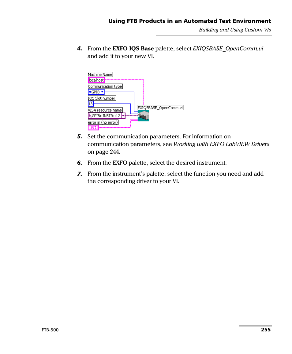 EXFO FTB-500 User Manual | Page 263 / 453