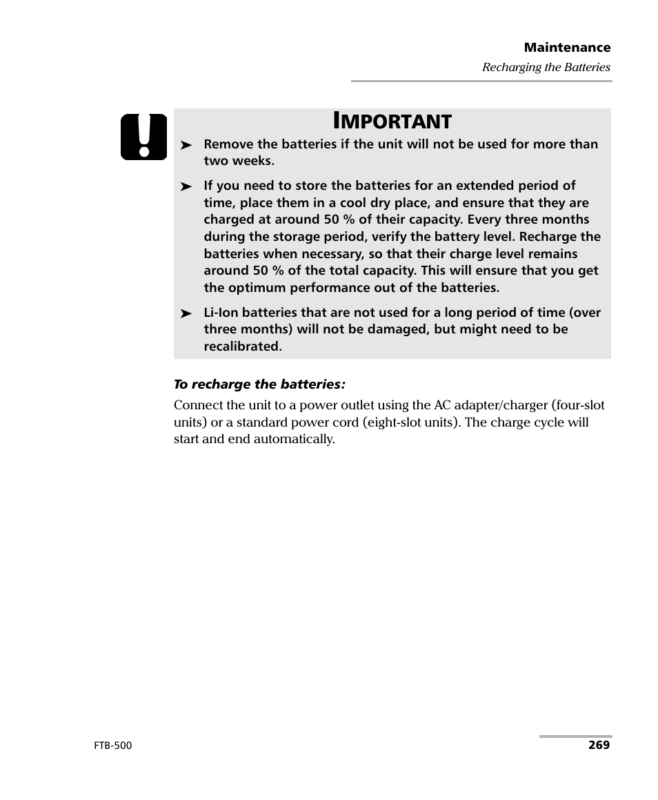 Mportant | EXFO FTB-500 User Manual | Page 277 / 453