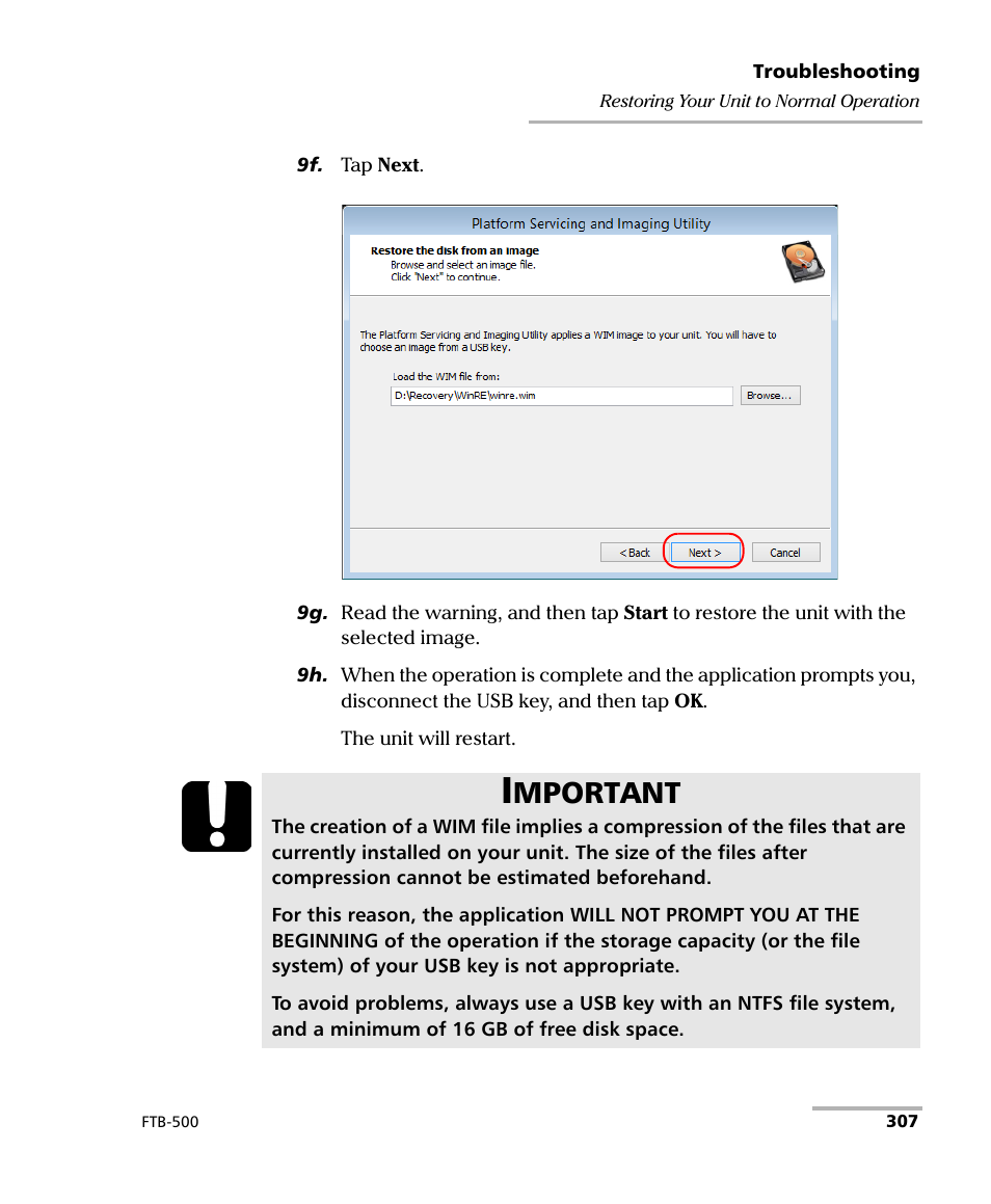 Mportant | EXFO FTB-500 User Manual | Page 315 / 453