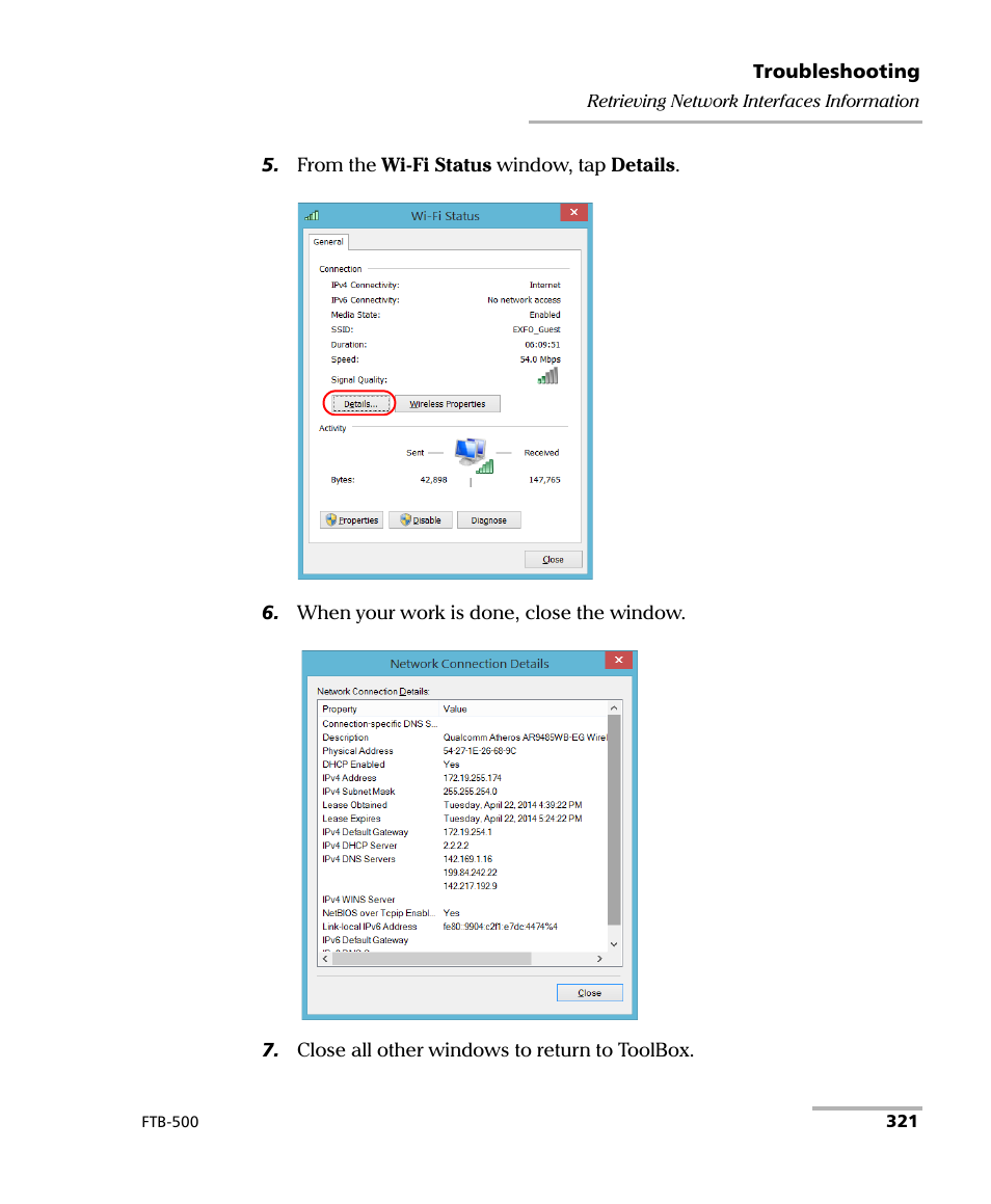 EXFO FTB-500 User Manual | Page 329 / 453