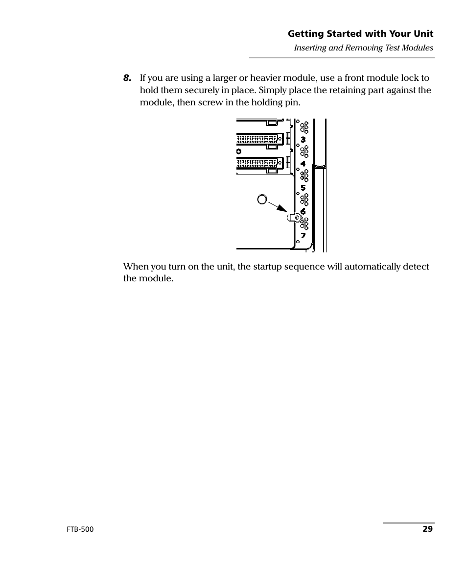 EXFO FTB-500 User Manual | Page 37 / 453