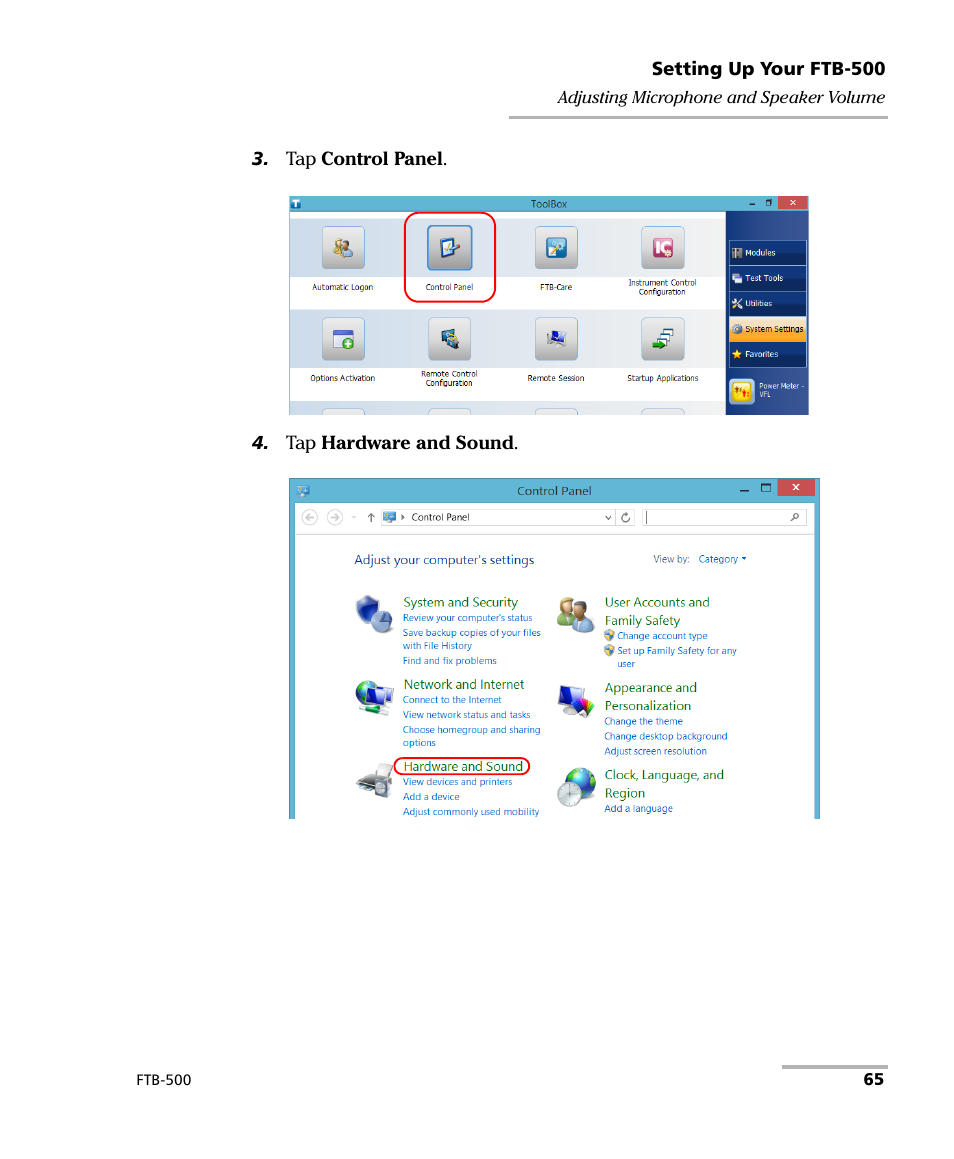 EXFO FTB-500 User Manual | Page 73 / 453