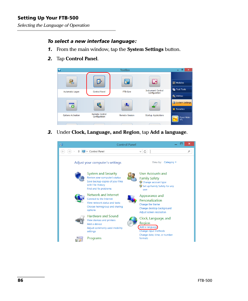 EXFO FTB-500 User Manual | Page 94 / 453