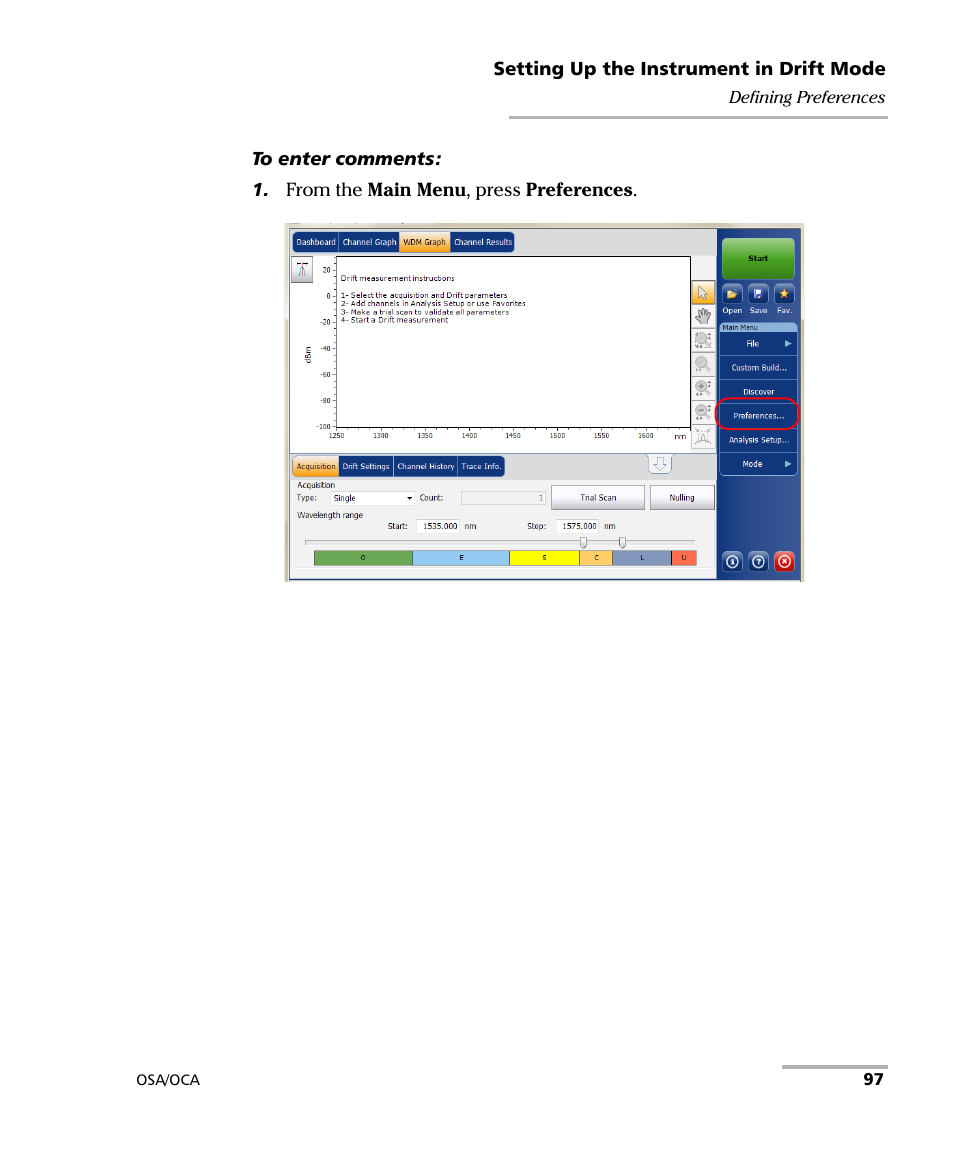 EXFO FTB-5230S Optical Spectrum Analyzer for FTB 200 v2 User Manual | Page 103 / 251