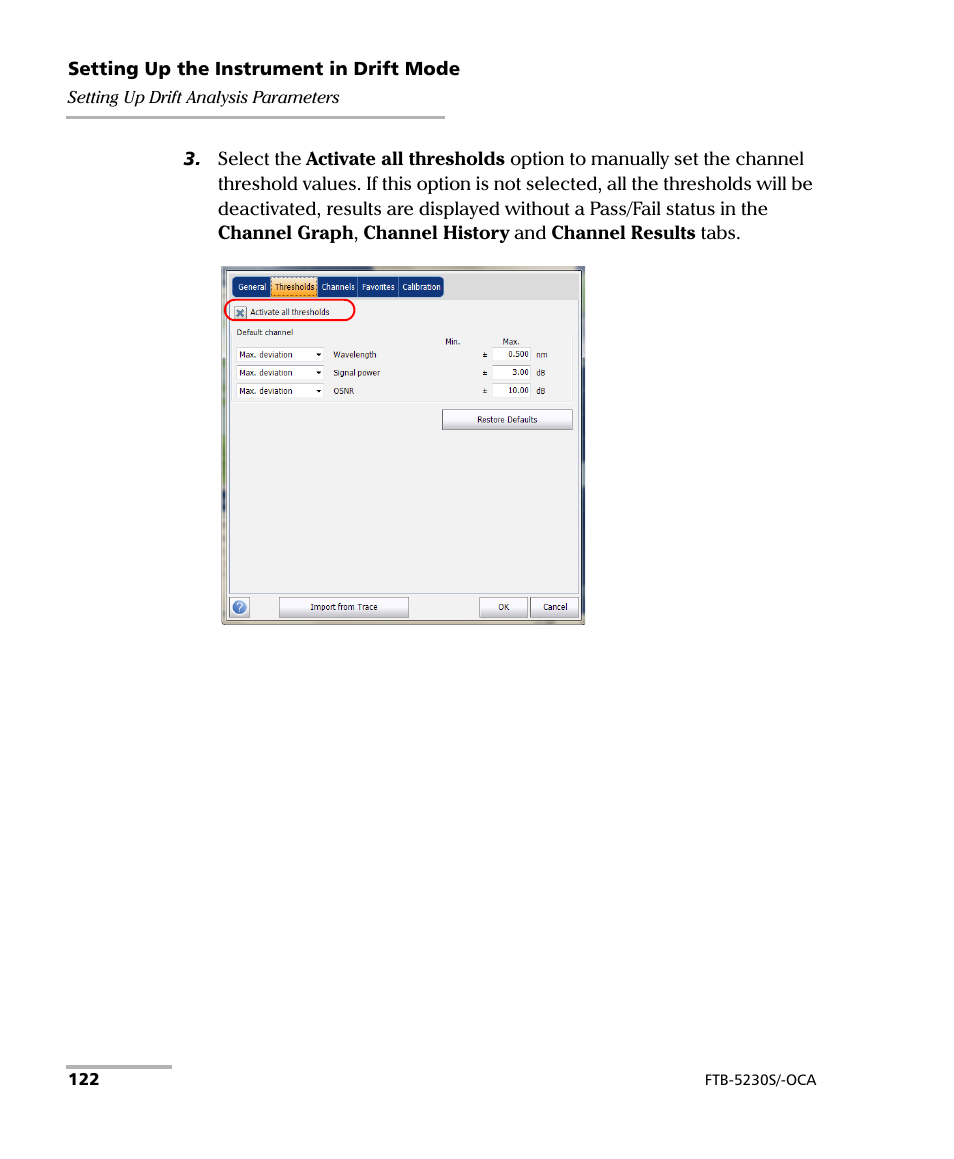 EXFO FTB-5230S Optical Spectrum Analyzer for FTB 200 v2 User Manual | Page 128 / 251