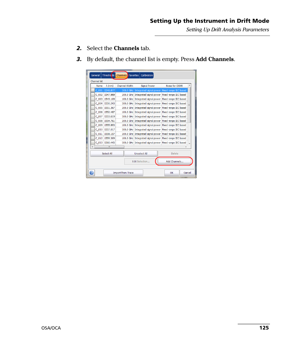 EXFO FTB-5230S Optical Spectrum Analyzer for FTB 200 v2 User Manual | Page 131 / 251