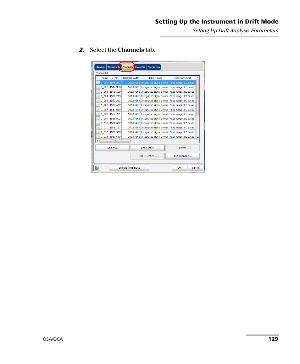 EXFO FTB-5230S Optical Spectrum Analyzer for FTB 200 v2 User Manual | Page 135 / 251
