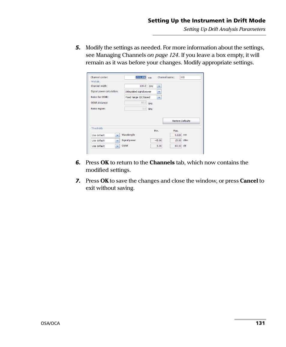 EXFO FTB-5230S Optical Spectrum Analyzer for FTB 200 v2 User Manual | Page 137 / 251