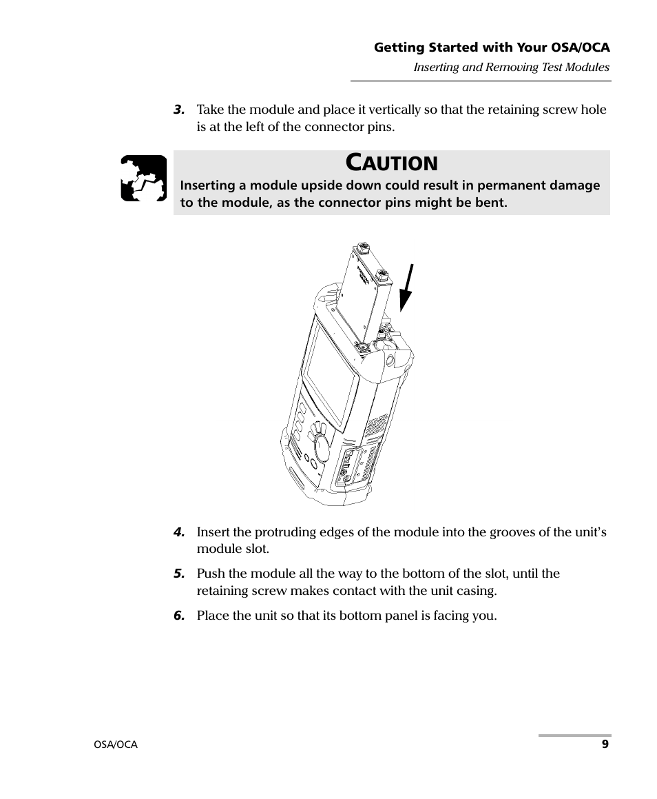 Aution | EXFO FTB-5230S Optical Spectrum Analyzer for FTB 200 v2 User Manual | Page 15 / 251