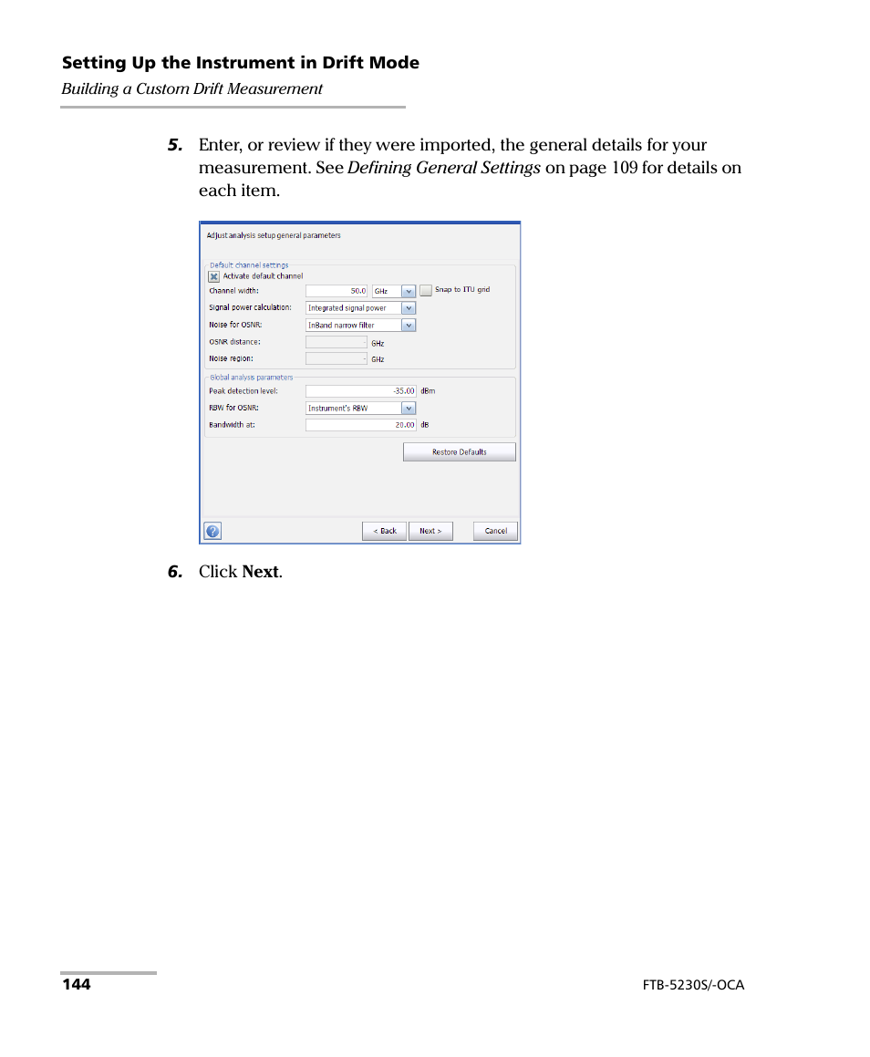 EXFO FTB-5230S Optical Spectrum Analyzer for FTB 200 v2 User Manual | Page 150 / 251