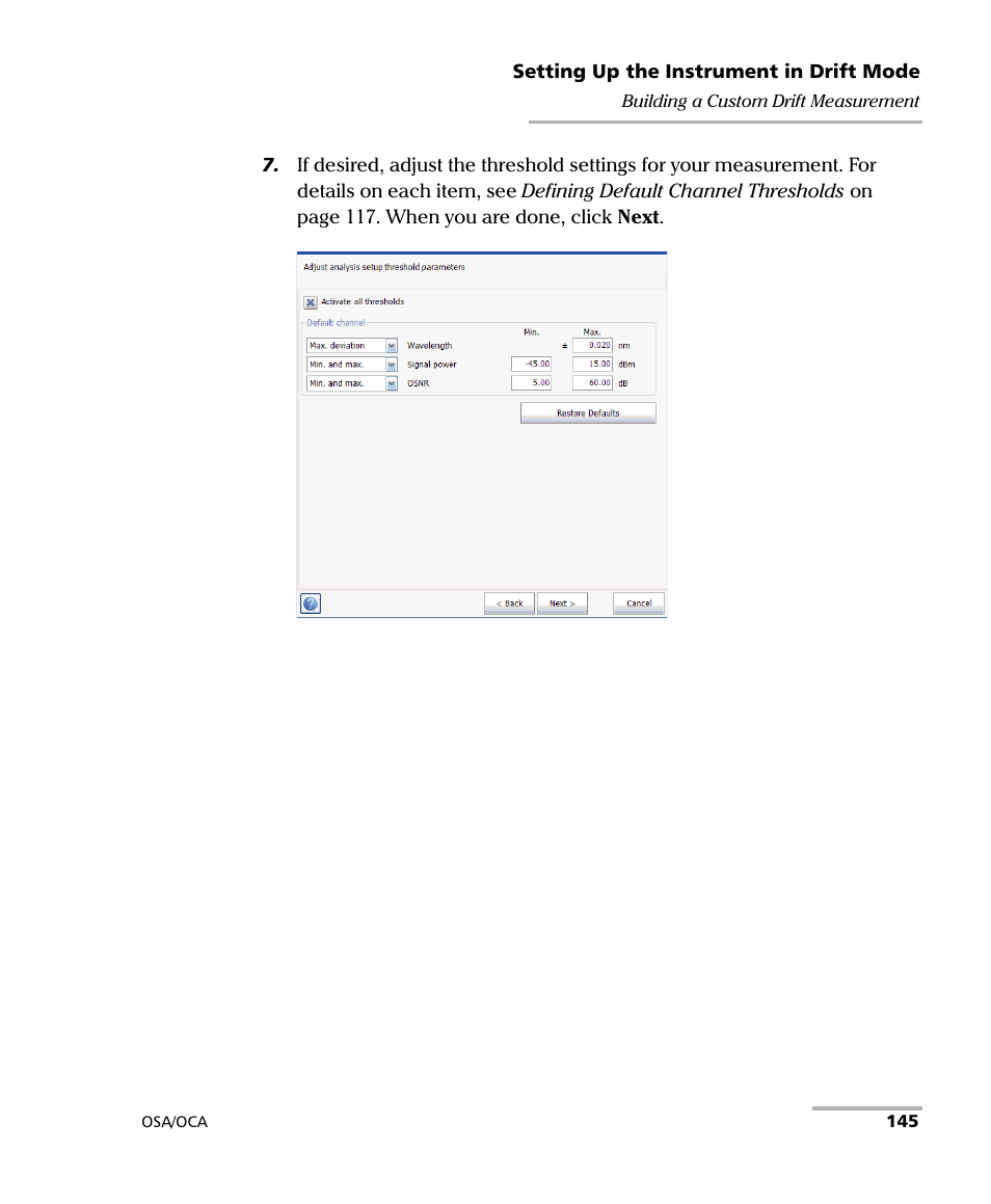 EXFO FTB-5230S Optical Spectrum Analyzer for FTB 200 v2 User Manual | Page 151 / 251