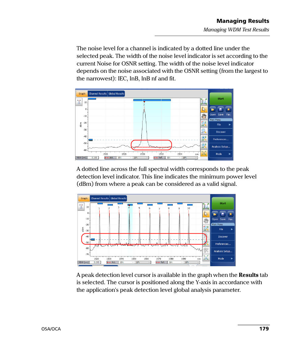 EXFO FTB-5230S Optical Spectrum Analyzer for FTB 200 v2 User Manual | Page 185 / 251