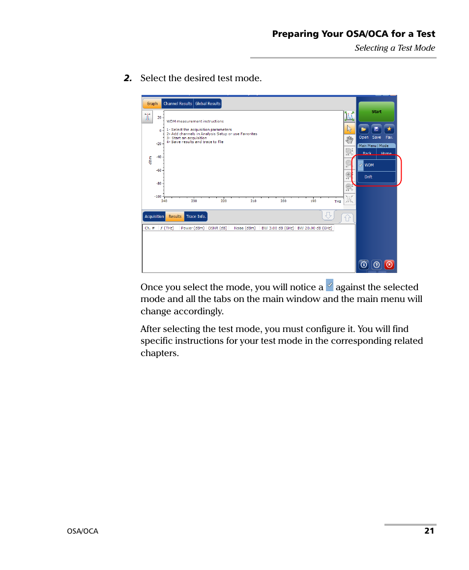 EXFO FTB-5230S Optical Spectrum Analyzer for FTB 200 v2 User Manual | Page 27 / 251