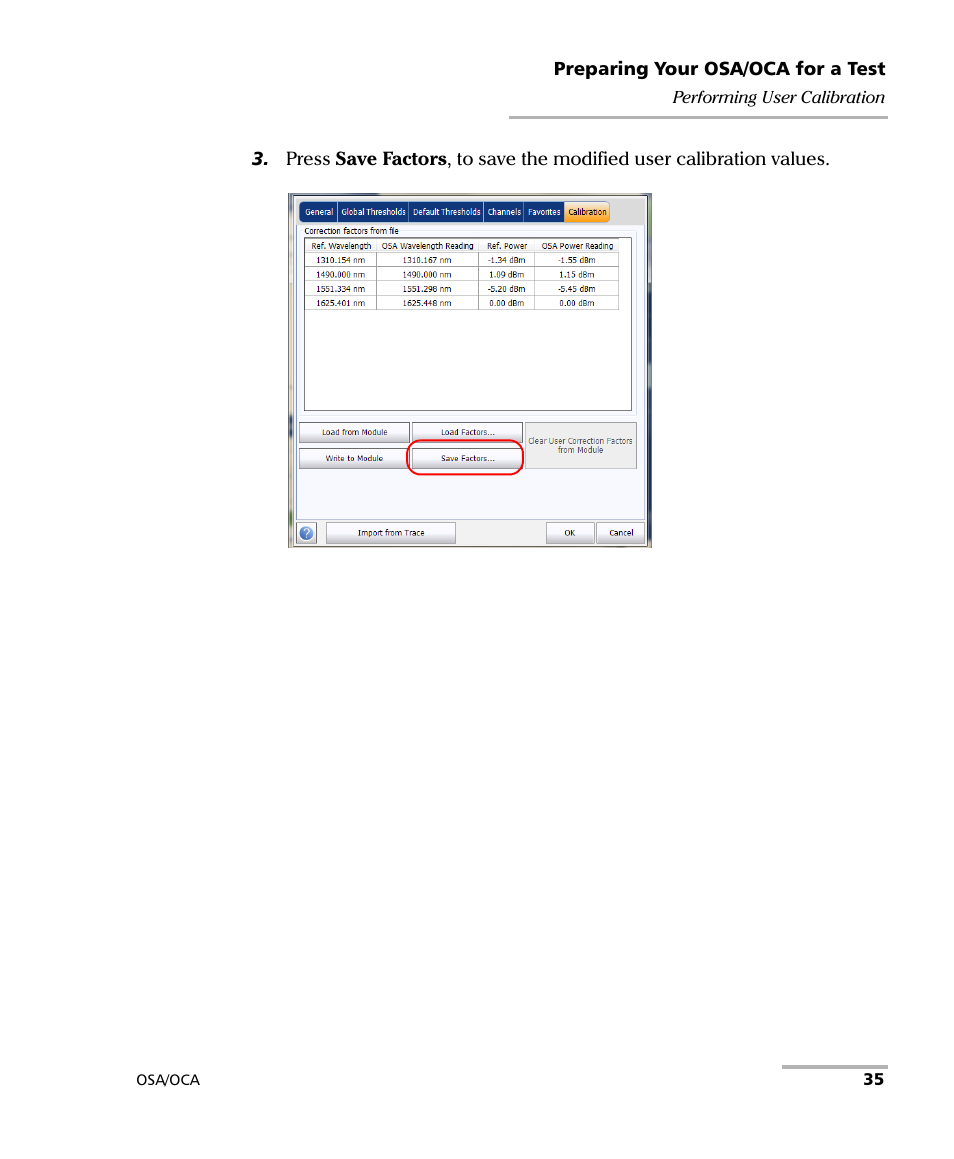 EXFO FTB-5230S Optical Spectrum Analyzer for FTB 200 v2 User Manual | Page 41 / 251