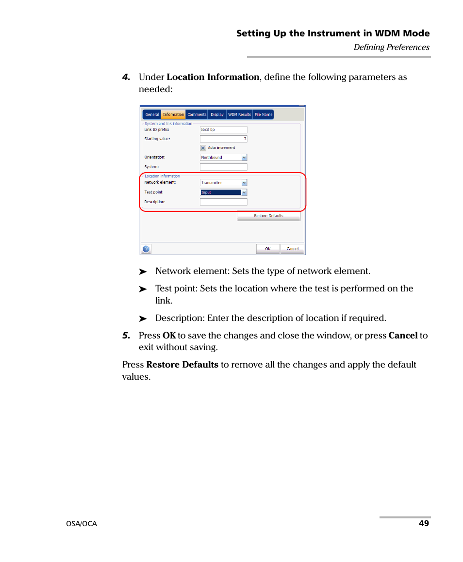 EXFO FTB-5230S Optical Spectrum Analyzer for FTB 200 v2 User Manual | Page 55 / 251