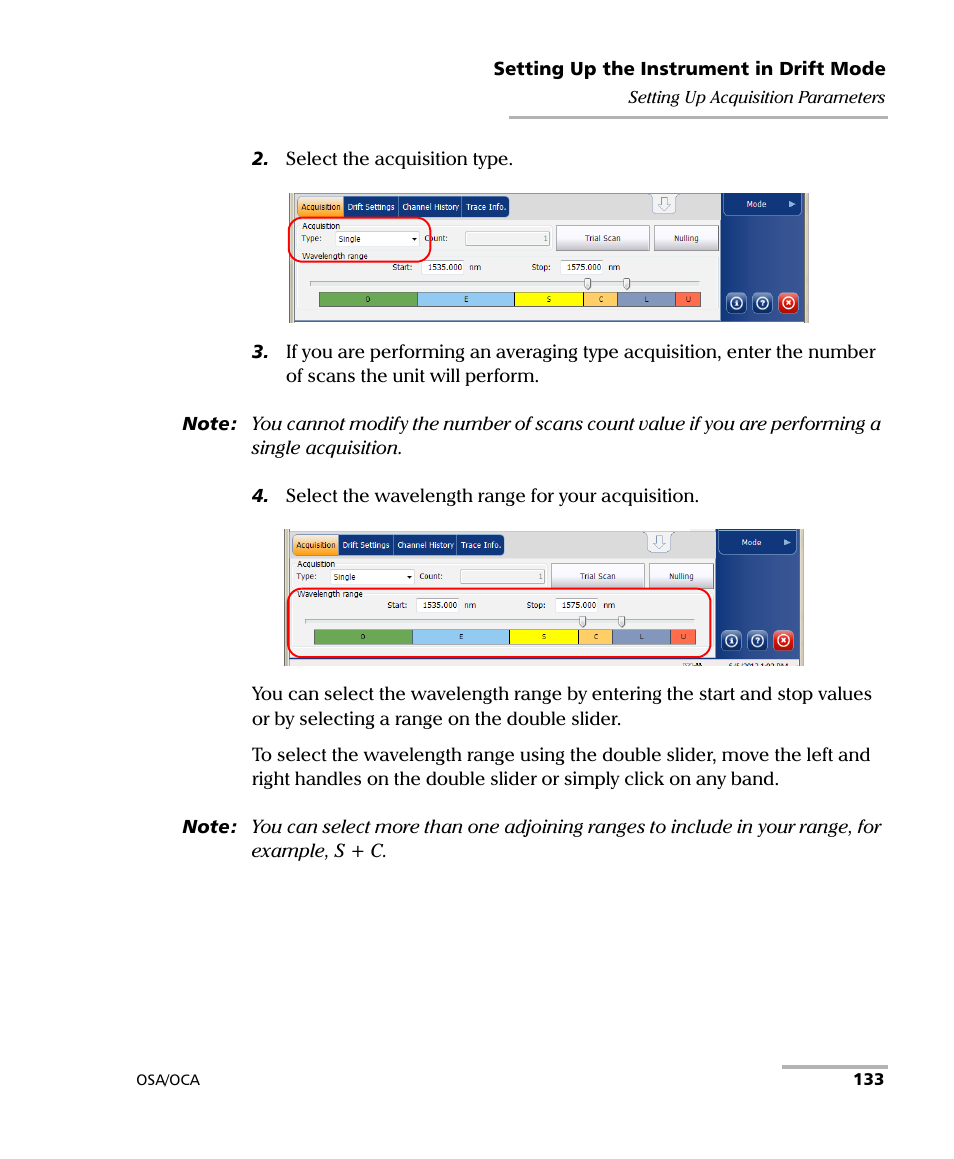 EXFO FTB-5230S Optical Spectrum Analyzer for FTB-500 User Manual | Page 139 / 251