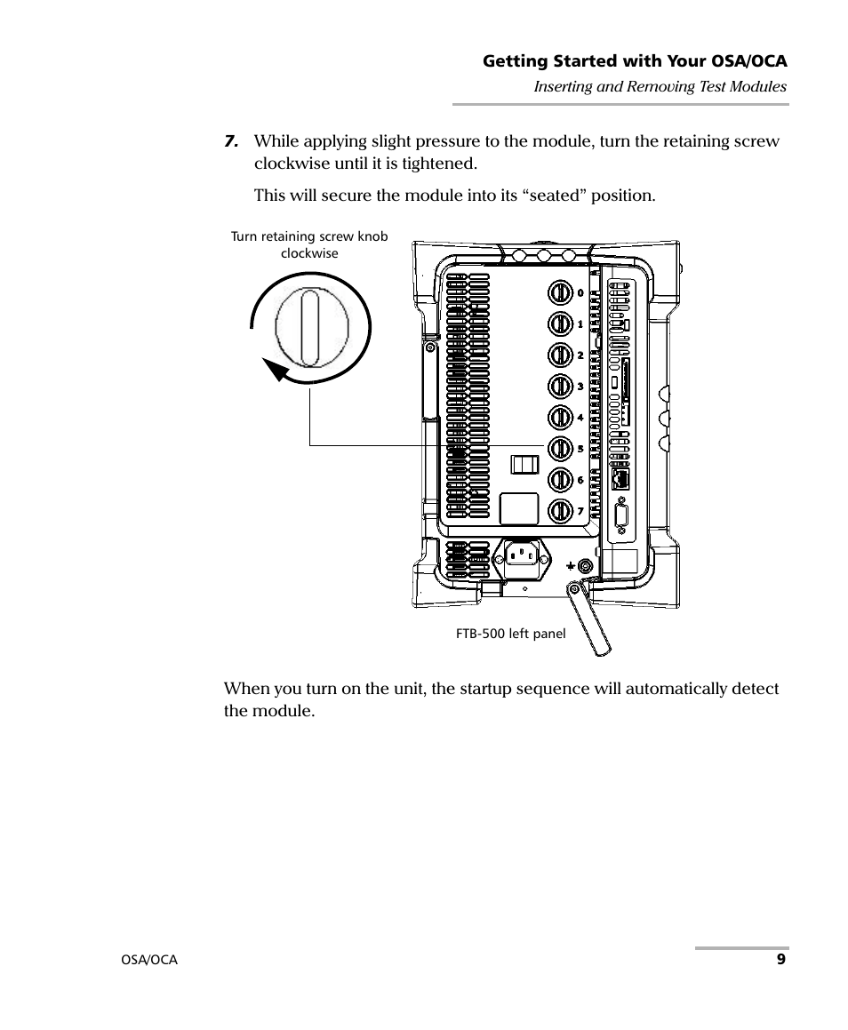 EXFO FTB-5230S Optical Spectrum Analyzer for FTB-500 User Manual | Page 15 / 251