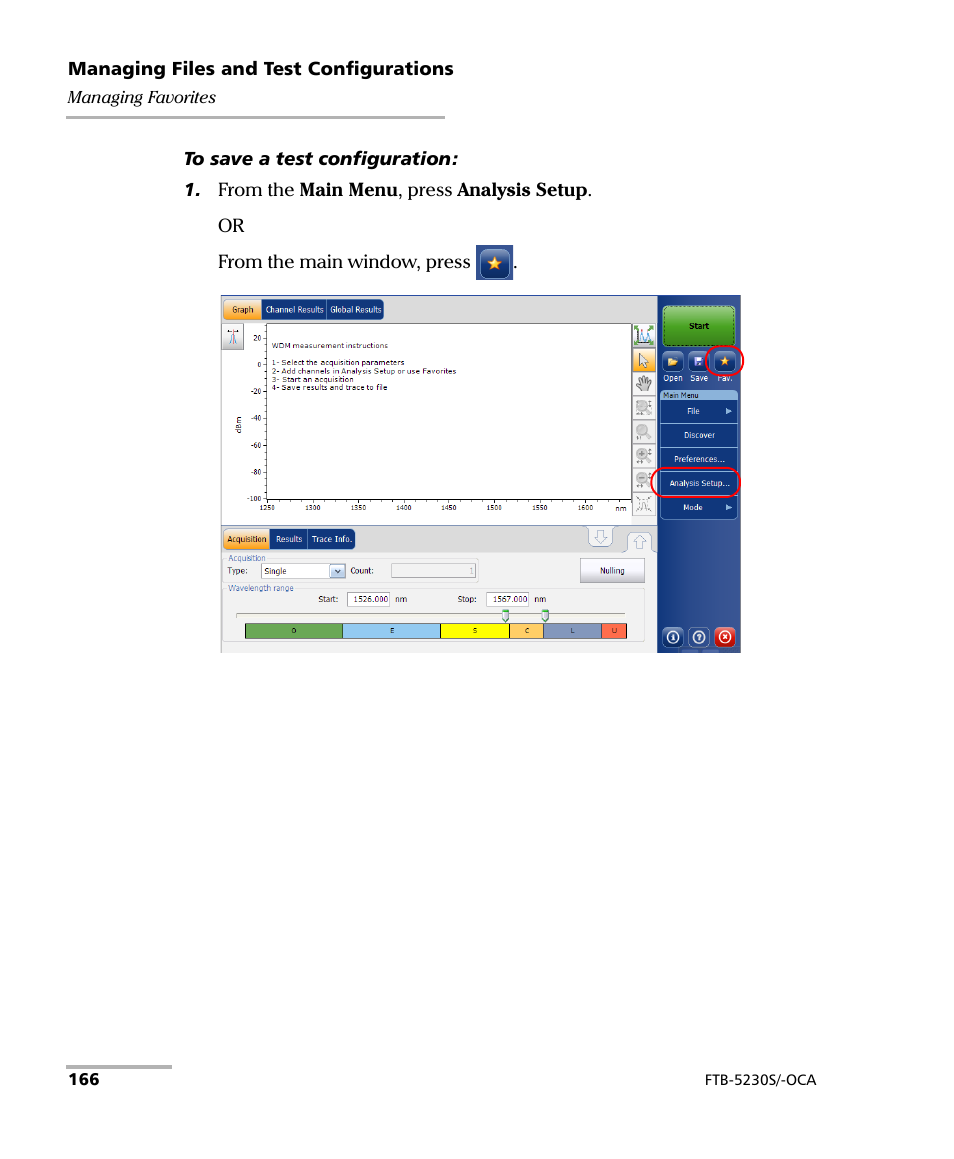 EXFO FTB-5230S Optical Spectrum Analyzer for FTB-500 User Manual | Page 172 / 251