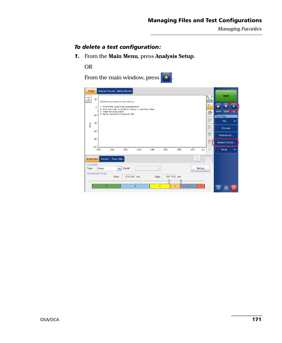 EXFO FTB-5230S Optical Spectrum Analyzer for FTB-500 User Manual | Page 177 / 251