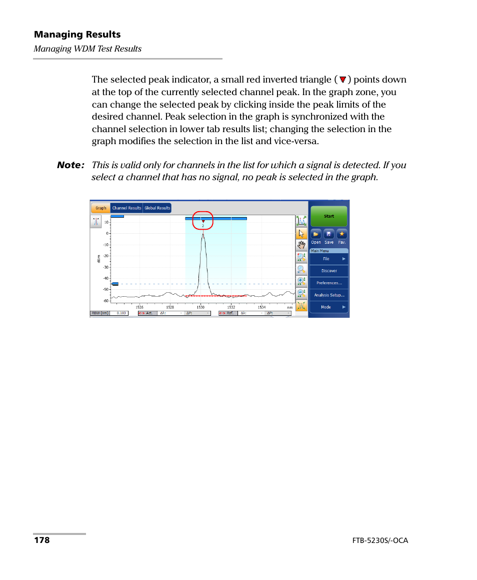 EXFO FTB-5230S Optical Spectrum Analyzer for FTB-500 User Manual | Page 184 / 251