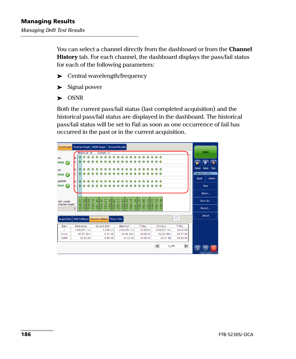 EXFO FTB-5230S Optical Spectrum Analyzer for FTB-500 User Manual | Page 192 / 251