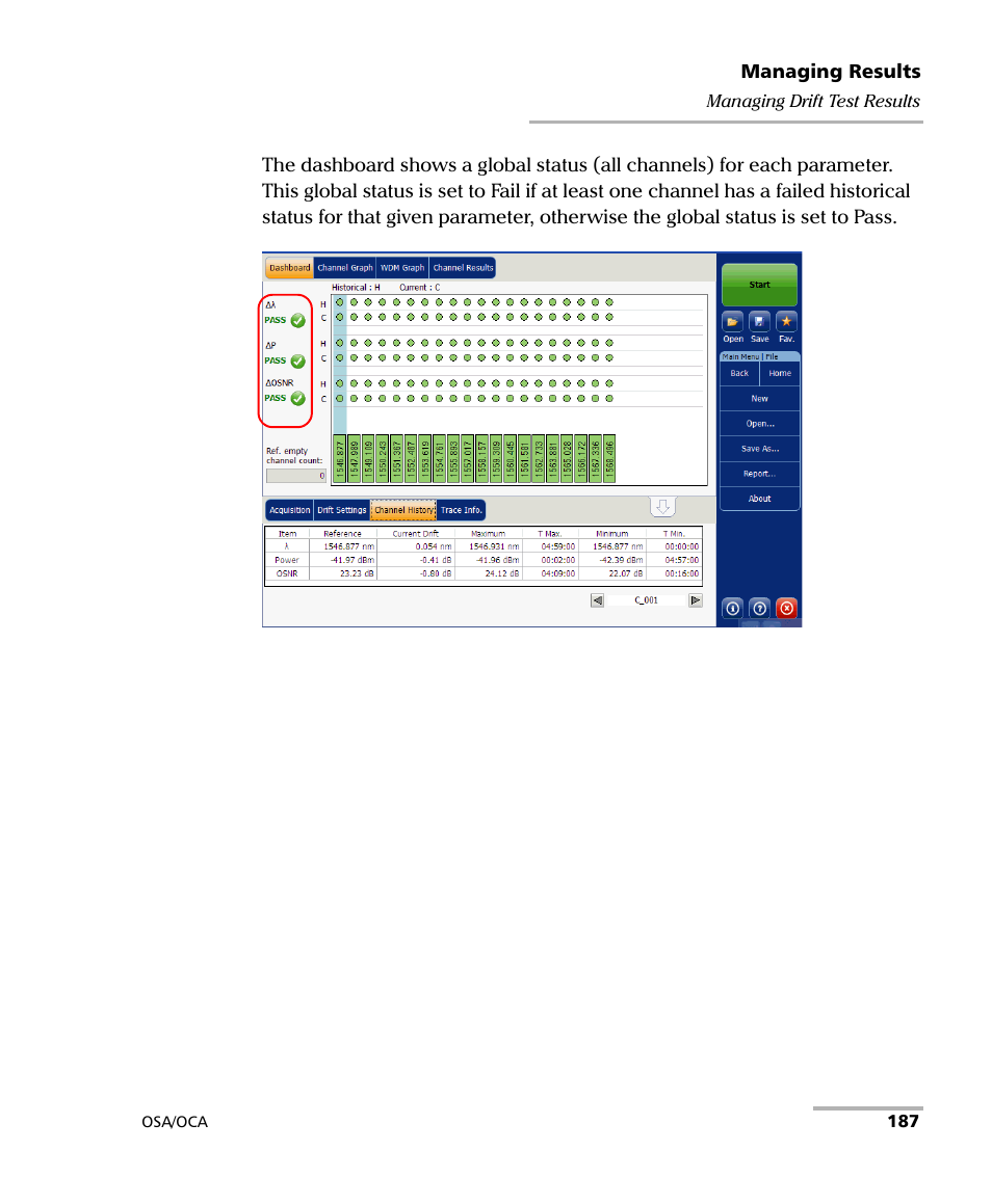 EXFO FTB-5230S Optical Spectrum Analyzer for FTB-500 User Manual | Page 193 / 251