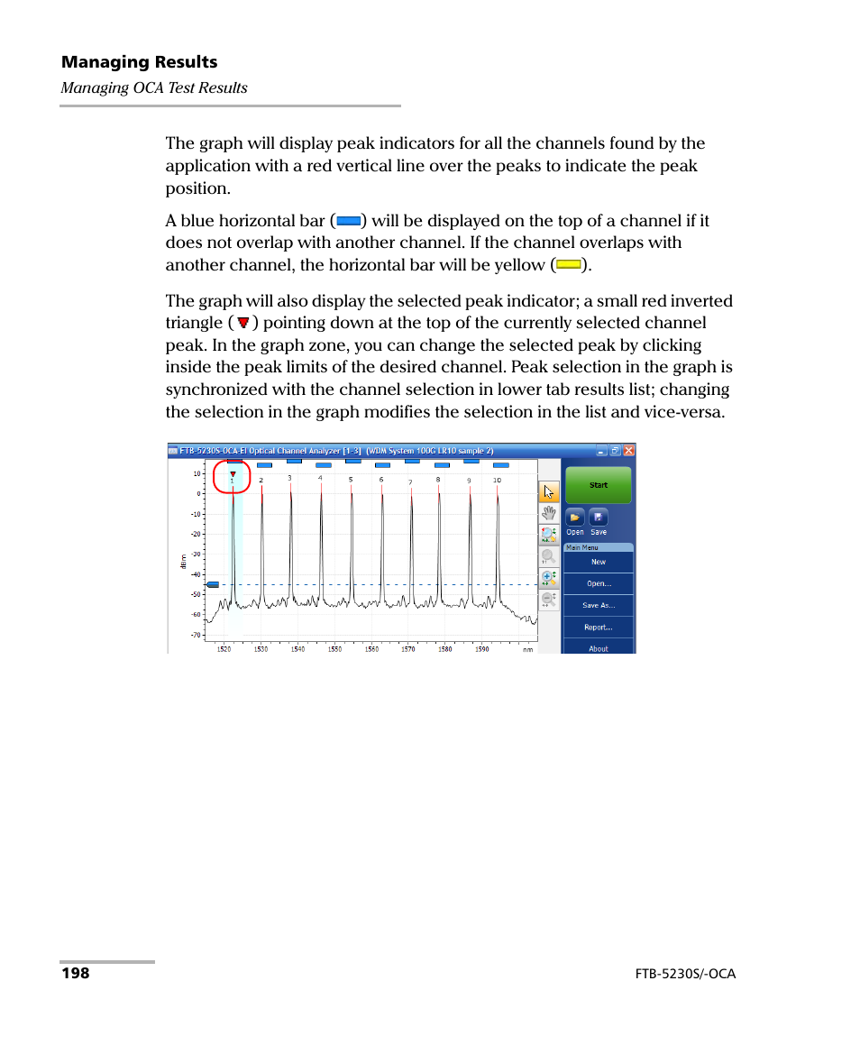 EXFO FTB-5230S Optical Spectrum Analyzer for FTB-500 User Manual | Page 204 / 251