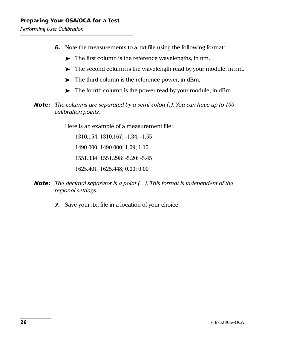 EXFO FTB-5230S Optical Spectrum Analyzer for FTB-500 User Manual | Page 32 / 251