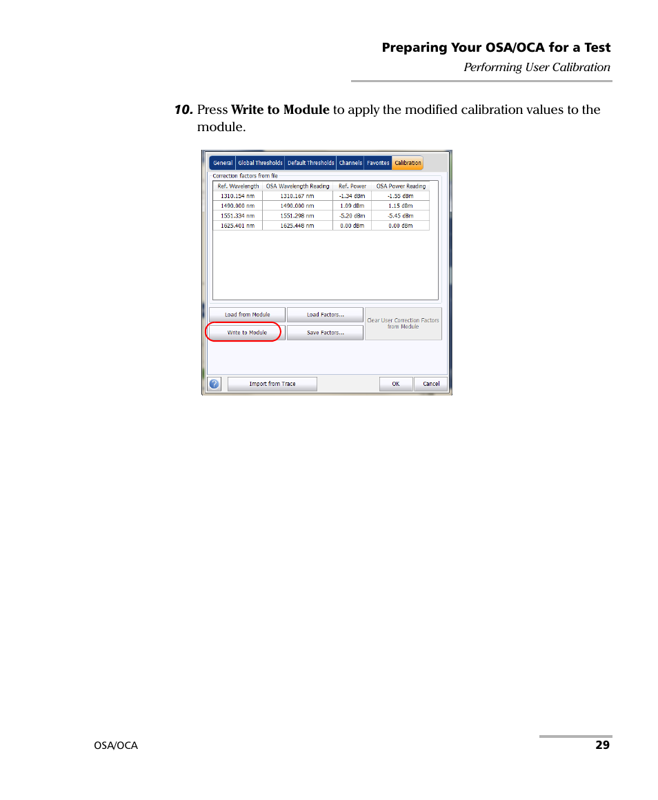 EXFO FTB-5230S Optical Spectrum Analyzer for FTB-500 User Manual | Page 35 / 251