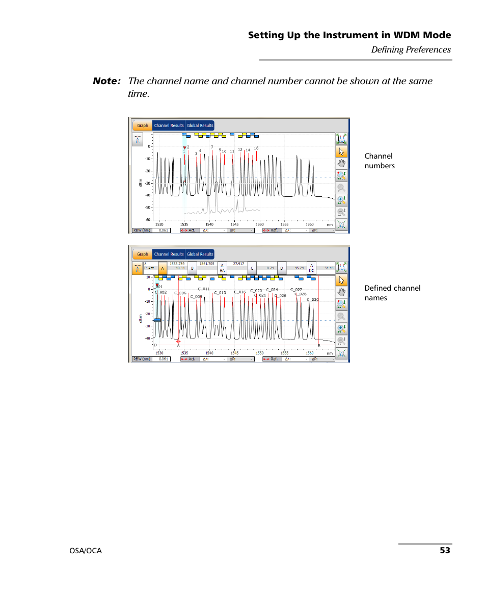 EXFO FTB-5230S Optical Spectrum Analyzer for FTB-500 User Manual | Page 59 / 251